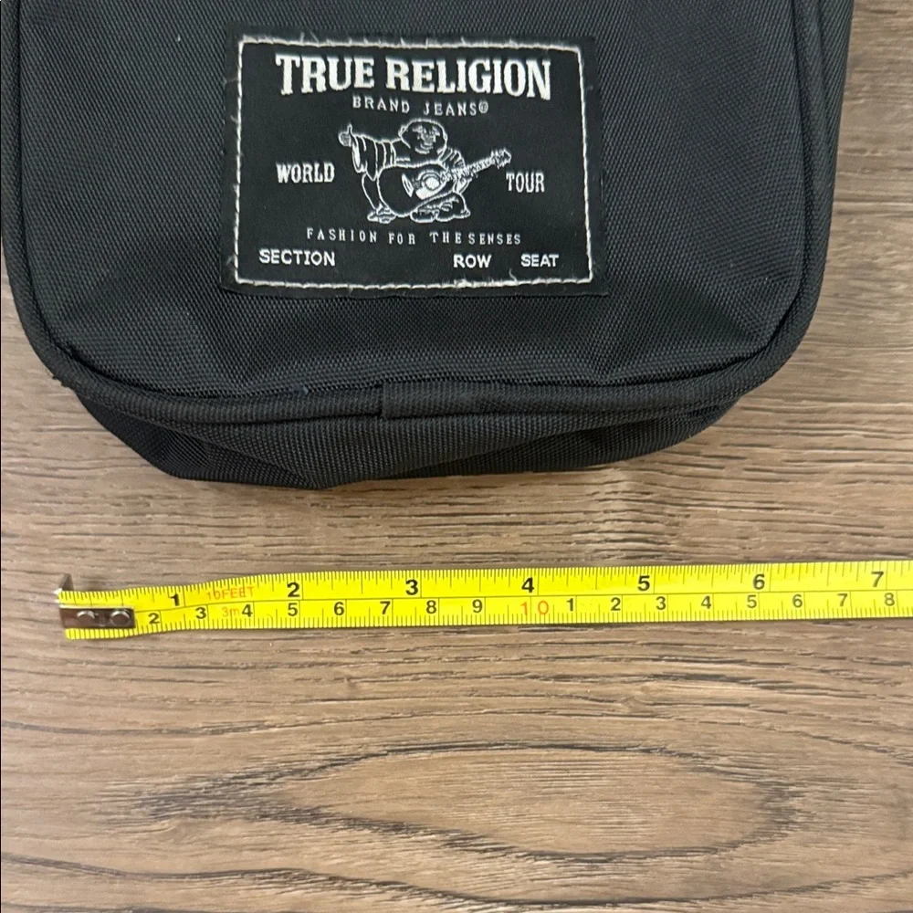 True Religion Black Messenger Bag
